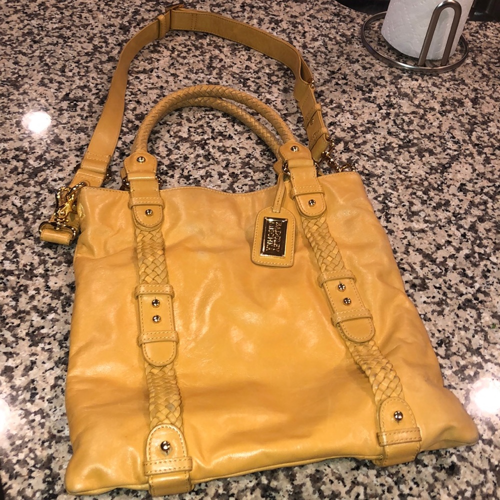 Badgley Mischka real leather bag